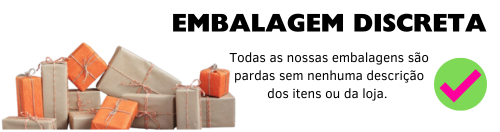 embalagem discreta